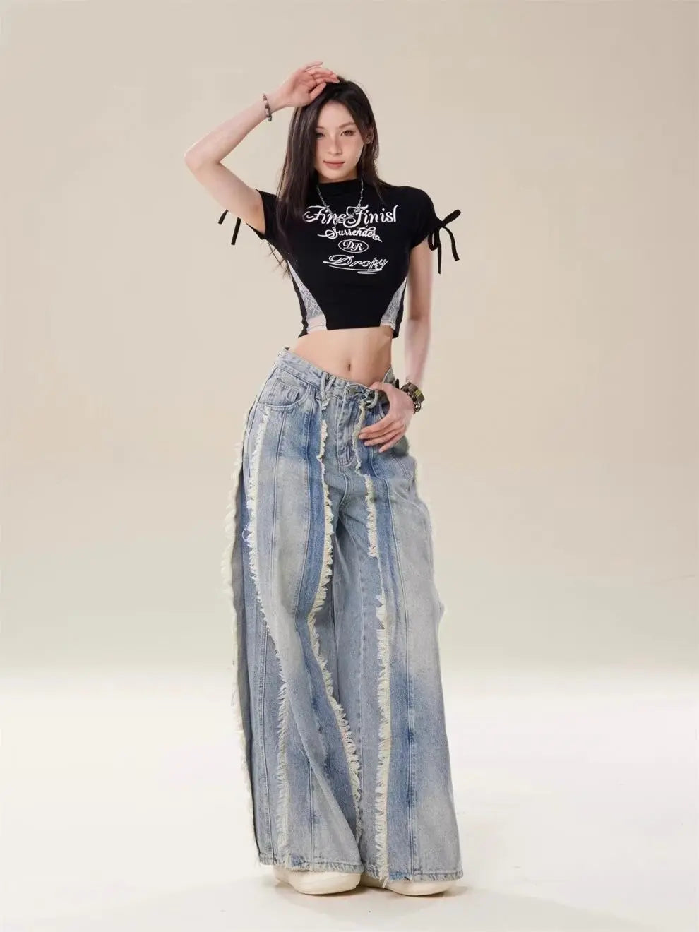 Womens Destroyed Jeans